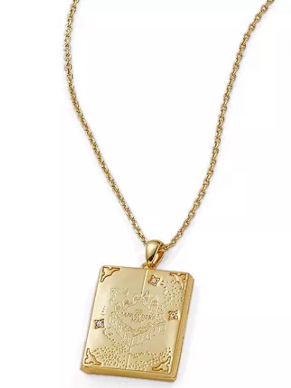 Alex and ani Harry Potter Mischief Managed Locket Necklace NWT
